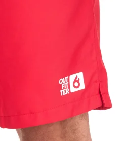 Sportunterbekleidung|Shorts & Bermudas*Outfitter OCEAN FABRICS Trainings-Shorts für Herren nachhaltige Sport-Hose Tahi Match OUT-M-1032-OTW Rot