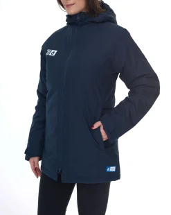 Mäntel & Jacken*Outfitter OCEAN FABRICS TAHI Damen nachhaltige Winter-Jacke mit verstellbarer Kapuze Herbst-Jacke OUT-W-1035-OTW in oder Schwarz Dunkelblau