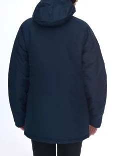 Mäntel & Jacken*Outfitter OCEAN FABRICS TAHI Damen nachhaltige Winter-Jacke mit verstellbarer Kapuze Herbst-Jacke OUT-W-1035-OTW in oder Schwarz Dunkelblau