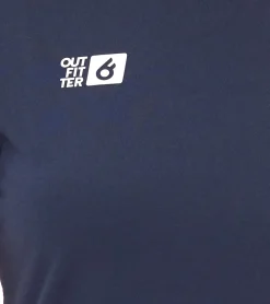 Tops & T-Shirts*Outfitter OCEAN FABRICS TAHI T-Shirt nachhaltiges Damen Präsentations-Shirt Sommer-Shirt Sport OUT-W-1020-OTW-42 Dunkelblau