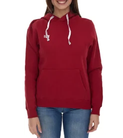 Sweater & Pullover*Outfitter Ocean Fabrics Thai Damen Hoodie nachhaltiger Kapuzen-Pullover im Basic-Style OUT-W-1003-OTW Schwarz, Rot oder Dunkelblau