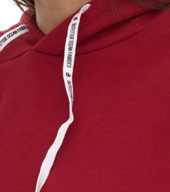 Sweater & Pullover*Outfitter Ocean Fabrics Thai Damen Hoodie nachhaltiger Kapuzen-Pullover im Basic-Style OUT-W-1003-OTW Schwarz, Rot oder Dunkelblau