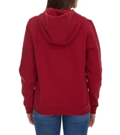 Sweater & Pullover*Outfitter Ocean Fabrics Thai Damen Hoodie nachhaltiger Kapuzen-Pullover im Basic-Style OUT-W-1003-OTW Schwarz, Rot oder Dunkelblau