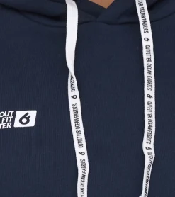 Sweater & Pullover*Outfitter Ocean Fabrics Thai Damen Hoodie nachhaltiger Kapuzen-Pullover im Basic-Style OUT-W-1003-OTW-42 Navy