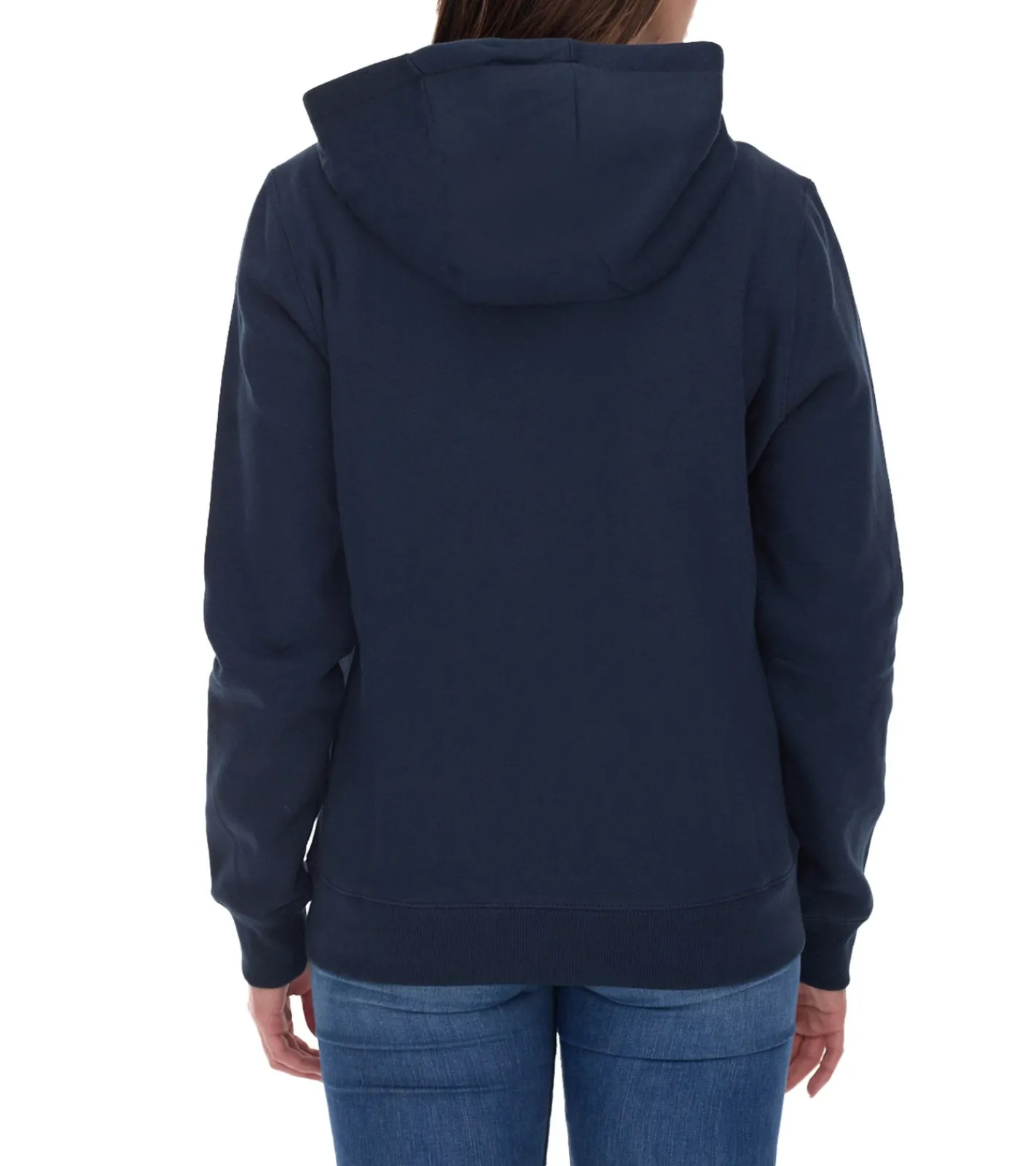 Sweater & Pullover*Outfitter Ocean Fabrics Thai Damen Hoodie nachhaltiger Kapuzen-Pullover im Basic-Style OUT-W-1003-OTW-42 Navy