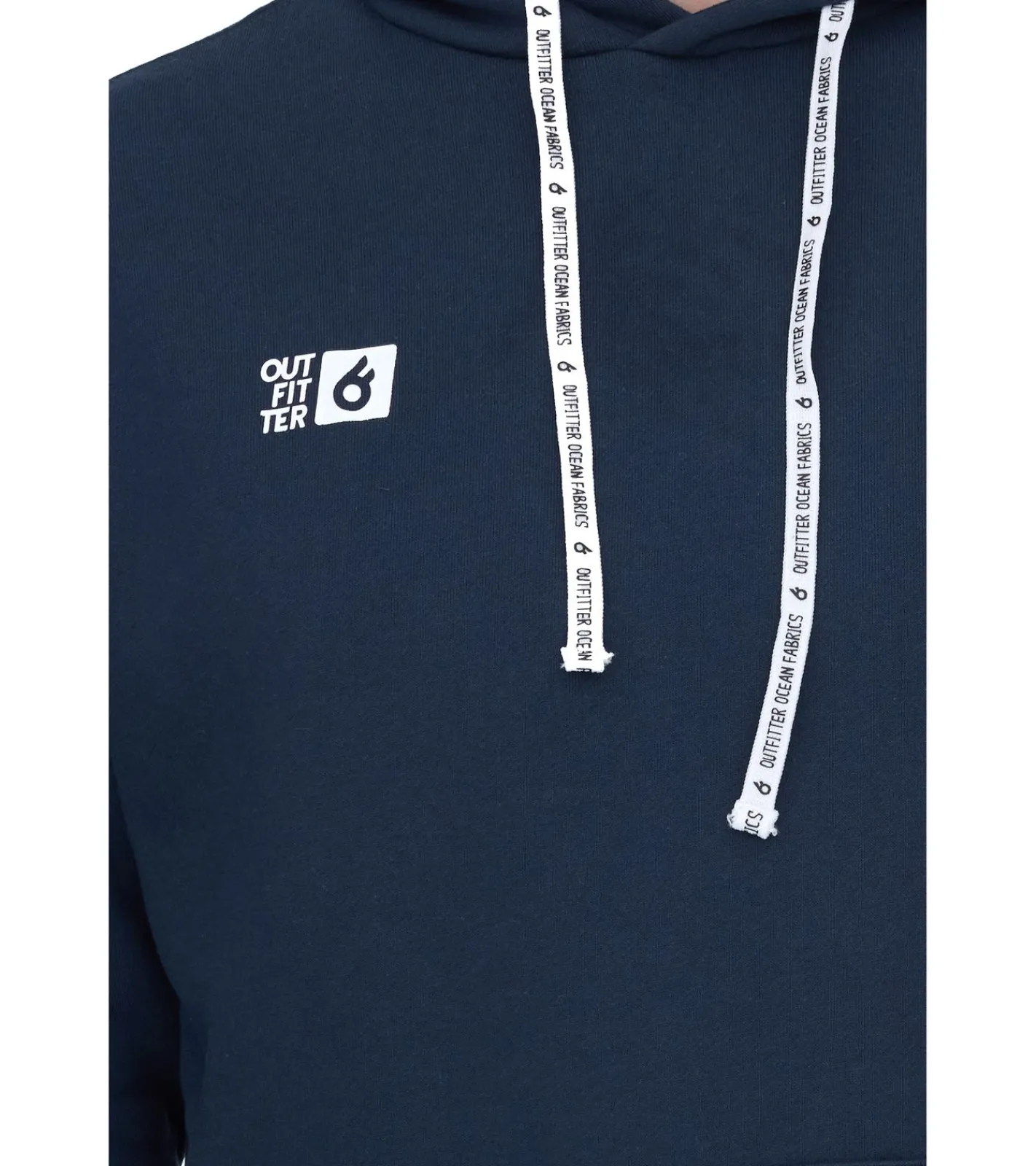 Pullover & Sweater*Outfitter Ocean Fabrics Thai Herren Hoodie nachhaltiger Kapuzen-Pullover im Basic-Style OUT-M-1003-OTW Schwarz, Rot oder Dunkelblau