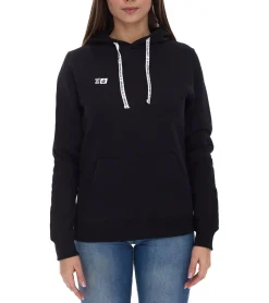 Sweater & Pullover*Outfitter Ocean Fabrics Thai Damen Hoodie nachhaltiger Kapuzen-Pullover im Basic-Style OUT-W-1003-OTW-03 Schwarz