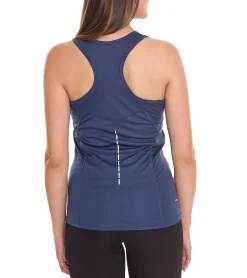 Fitnessmode & Jogginghosen|Tops & T-Shirts*OXIDE Damen Sport-Top Sommer-Top mit Logo auf der Brust Tank-Top Sport-Ausrüstung 7456021 Dunkelblau