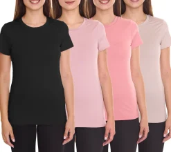Tops & T-Shirts|Fitnessmode & Jogginghosen*OXIDE XCO Running Damen T-Shirt mit X-Cool Funktions-Shirt Sport-Shirt 7450183 Schwarz, Altrosa, Beige oder Lachsrosa