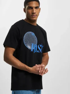 T-Shirts & Tank Tops*PASH Globe R-Ausschnitt T-Shirt schwarz