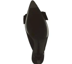 Zehentrenner & Sandalen|Halbschuhe & Pumps*PETER KAISER Damen Pantolette Echtleder-Sandale Abend-Stiletto 60165-240 Schwarz