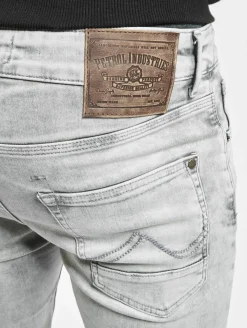Jeans & Hosen*Petrol Industries Seaham Slim-Fit-Jeans in Staubgrau