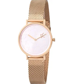 Damenuhren|Damenuhren*Pierre Cardin Damen Armband-Uhr mit Marken-Kürzel auf dem Ziffernblatt analoge Quarz-Uhr mit Edelstahl-Armband 3ATM 31mm Gold, Rose-Gold