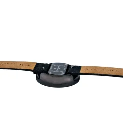 Damenuhren|Damenuhren*Pierre Cardin Damen Armband-Uhr mit Glitzer im Ziffernblatt analoge Quarz-Uhr mit Leder-Armband 3ATM 32mm CMA.0011 Schwarz/Gold