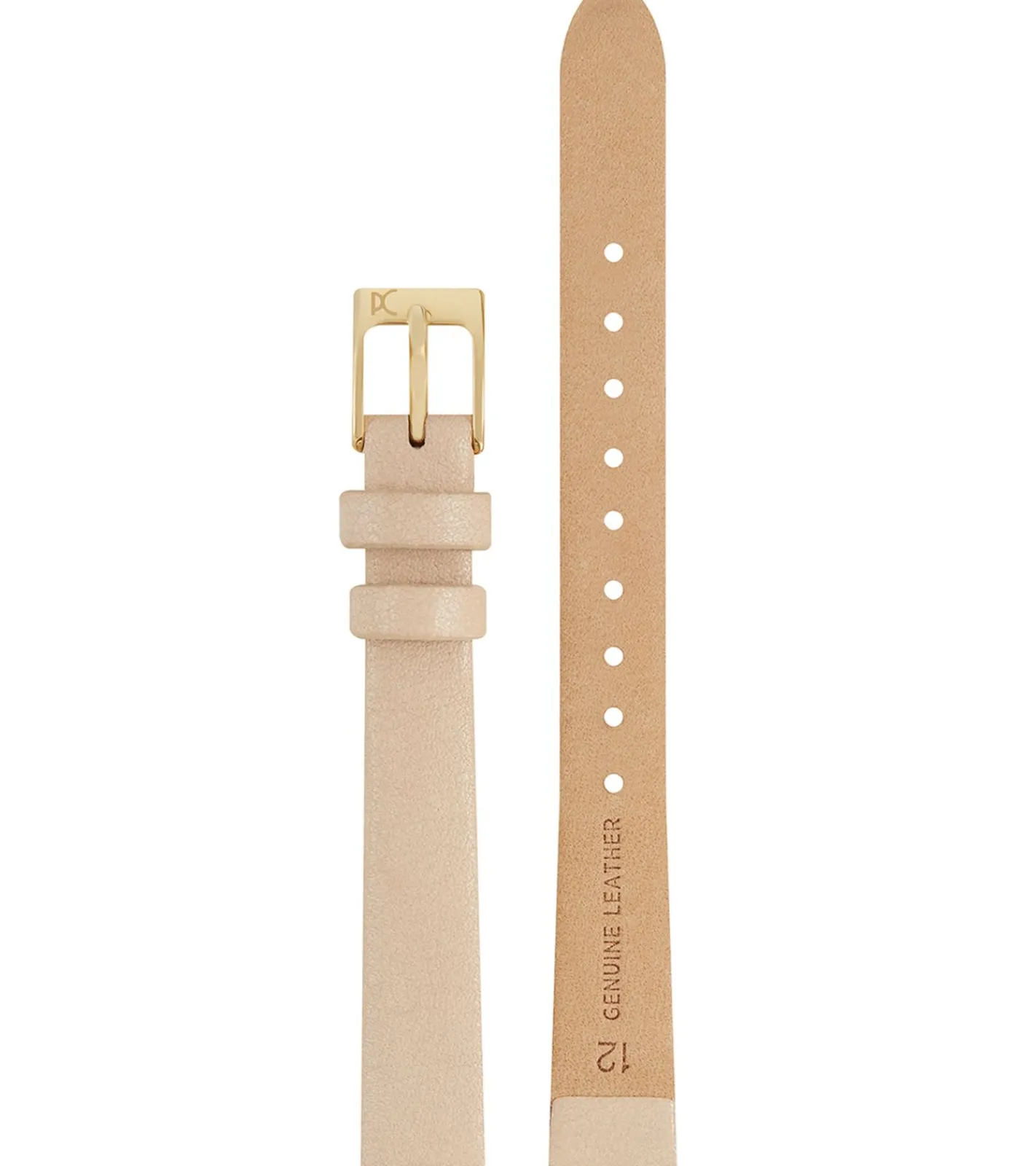 Damenuhren|Damenuhren*Pierre Cardin Damen Armband-Uhr schlichtes Ziffernblatt analoge Quarz-Uhr mit Leder-Armband 3ATM 27mm CPI.250 Beige, Schwarz, Weiß, Rosa