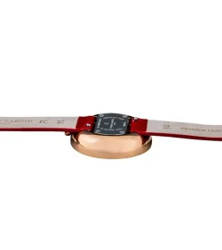 Damenuhren|Damenuhren*Pierre Cardin Damen Armband-Uhr modernes Ziffernblatt analoge Quarz-Uhr mit Leder-Armband 3ATM 32mm CMA.000 Rosa, Rot oder Grau
