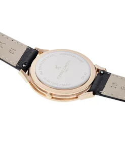 Damenuhren|Damenuhren*Pierre Cardin Damen Armband-Uhr schlichtes Ziffernblatt analoge Quarz-Uhr mit Leder-Armband 3ATM 40mm CPI.2003 Schwarz/Gold