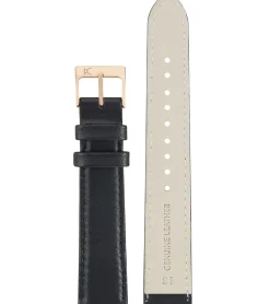 Damenuhren|Damenuhren*Pierre Cardin Damen Armband-Uhr schlichtes Ziffernblatt analoge Quarz-Uhr mit Leder-Armband 3ATM 40mm CPI.2003 Schwarz/Gold