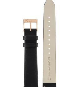 Damenuhren|Damenuhren*Pierre Cardin Damen schlichte Armband-Uhr analoge Quarz-Uhr mit Leder-Armband 3ATM 39mm CBV.1014 Schwarz/Weiß/Gold