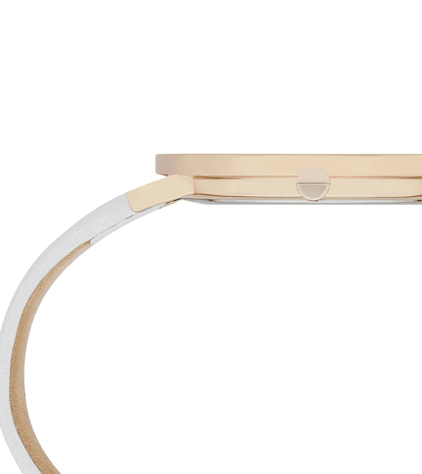 Damenuhren|Damenuhren*Pierre Cardin Damen schlichte Armband-Uhr analoge Quarz-Uhr mit Leder-Armband 3ATM 39mm CBV.1012 Weiß/Gold