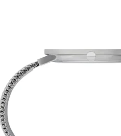 Damenuhren|Damenuhren*Pierre Cardin Damen schlichte Armband-Uhr mit farblichem Ziffernblatt analoge Quarz-Uhr mit Edelstahl-Armband 3ATM 39mm CBV.1019 Silber/Dunkelblau