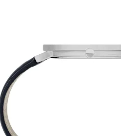 Herrenuhren|Herrenuhren*Pierre Cardin Herren analoge Quarz-Uhr mit Leder-Armband Armband-Uhr 3ATM 42mm CBV.1029 Silber/Schwarz