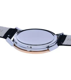 Herrenuhren|Herrenuhren*Pierre Cardin Herren Armband-Uhr mit farblichem Multi-Ziffernblatt analoge Quarz-Uhr mit Leder-Armband 3ATM 44mm CPI.2063 Schwarz/Silber/Blau/Rosegold