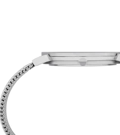 Herrenuhren|Herrenuhren*Pierre Cardin Herren Armband-Uhr analoge Quarz-Uhr mit Edelstahl-Armband 3ATM 40mm CPI.2013 Silber/Blau