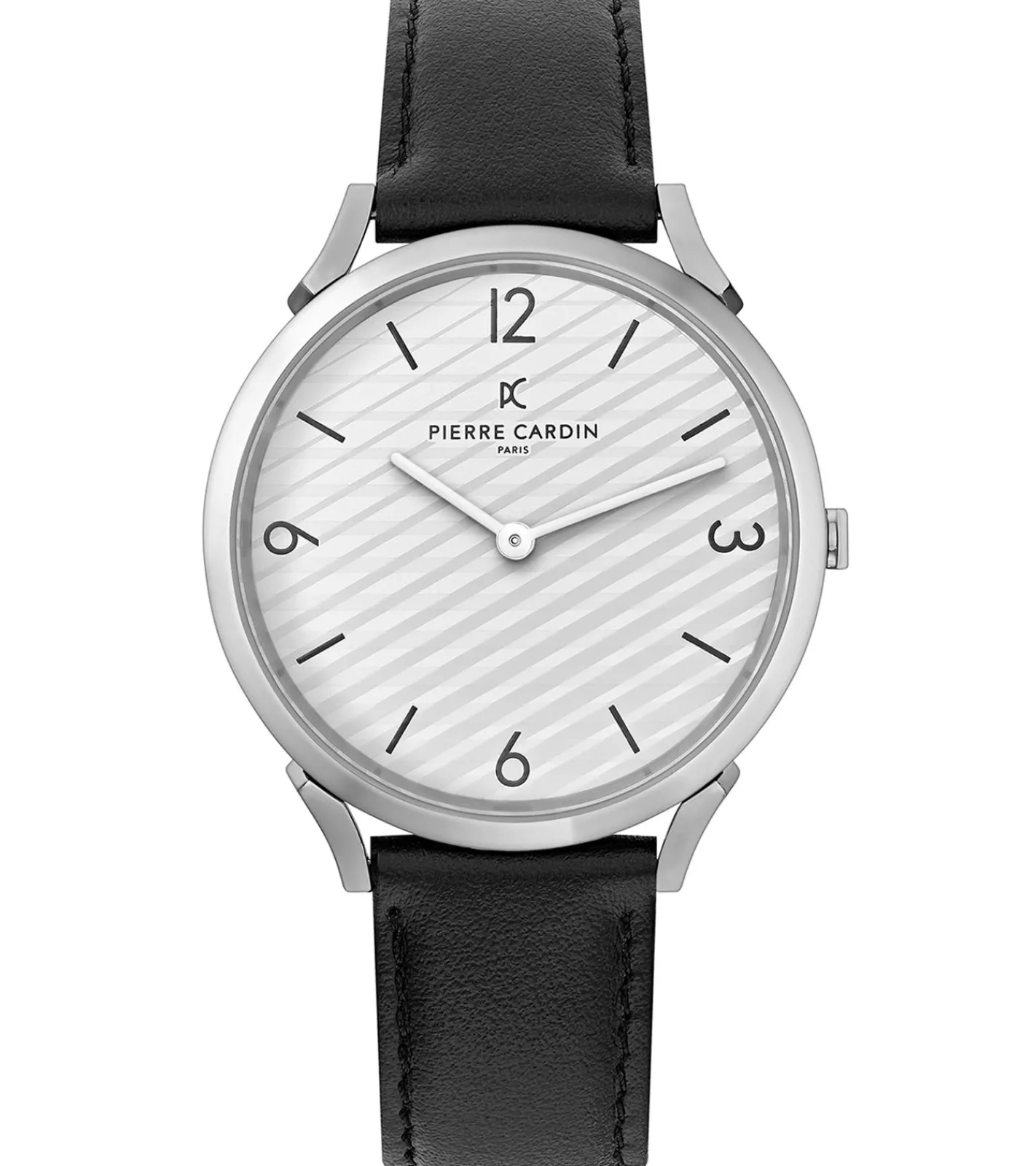 Herrenuhren|Herrenuhren*Pierre Cardin Herren Armband-Uhr in Geschenkbox analoge Quarz-Uhr mit Leder-Armband 3ATM 40mm oder 39mm Silber/Gold, Schwarz oder Silber/Schwarz
