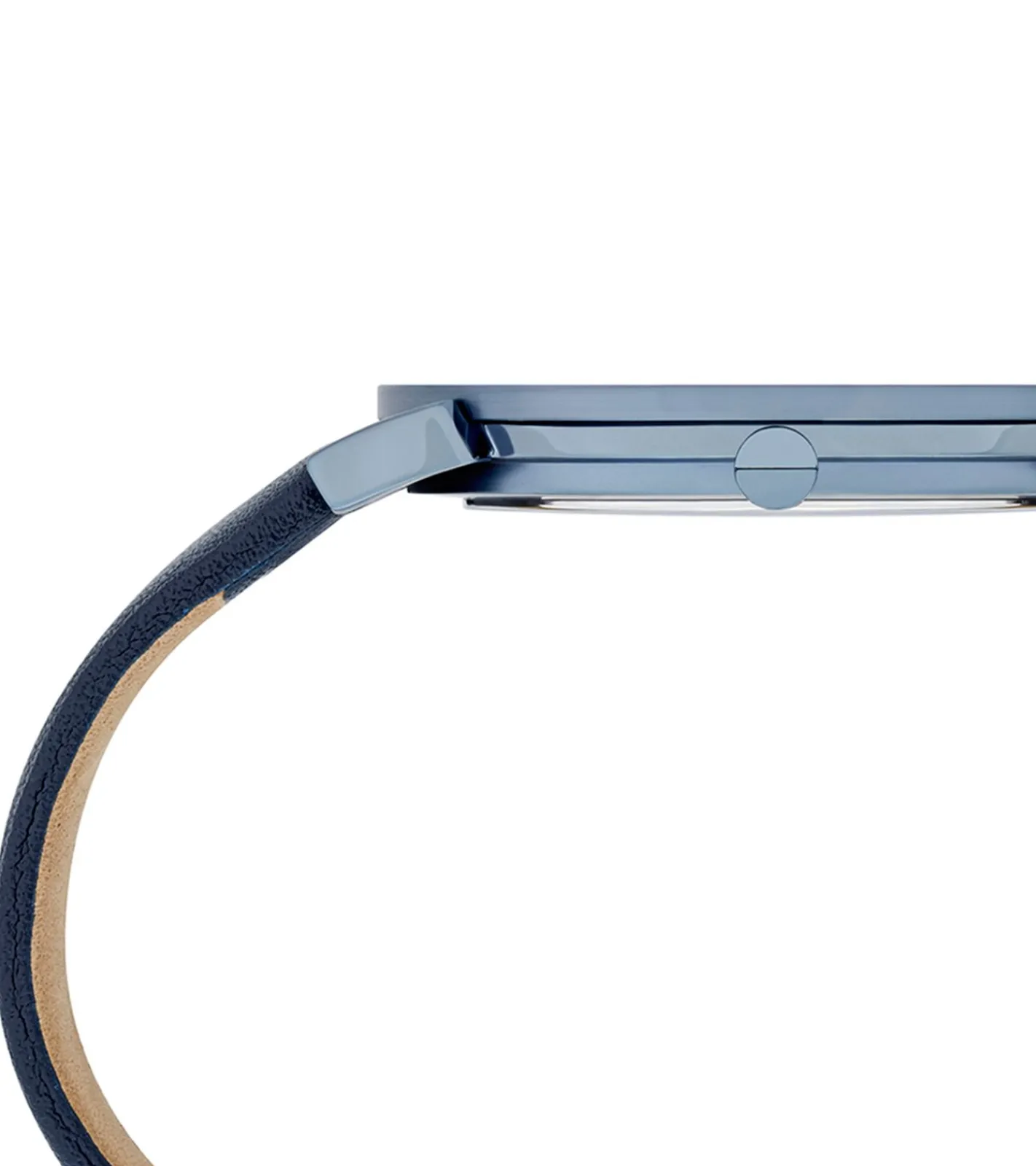 Herrenuhren|Herrenuhren*Pierre Cardin Herren Armband-Uhr analoge Quarz-Uhr mit Leder-Armband 3ATM 40mm CPI.2009 Blau/Silber