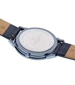 Herrenuhren|Herrenuhren*Pierre Cardin Herren Armband-Uhr analoge Quarz-Uhr mit Leder-Armband 3ATM 40mm CPI.2009 Blau/Silber