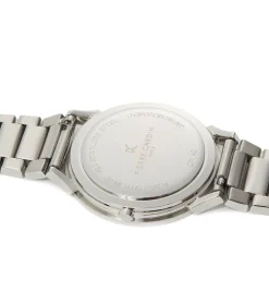Herrenuhren|Herrenuhren*Pierre Cardin Herren Armband-Uhr mit Faltschließe analoge Quarz-Uhr mit Edelstahl-Armband 3ATM 40mm CPI.2019 Silber