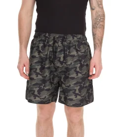 Nachtwäsche & Bademode*Pierre Cardin Herren Camouflage Schwimm-Hose Badehose Schwimm-Shorts LA203937 Khaki