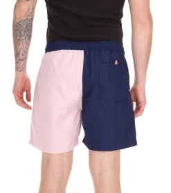 Nachtwäsche & Bademode*Pierre Cardin Herren Schwimm-Hose Badehose stylische Schwimm-Shorts LA205027 Navy/Rosa