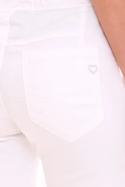 Shorts & Bermudas*PLEASE Damen Sommer-Shorts kurze Hose mit seitlichen Eingrifftaschen 42032565 Weiß