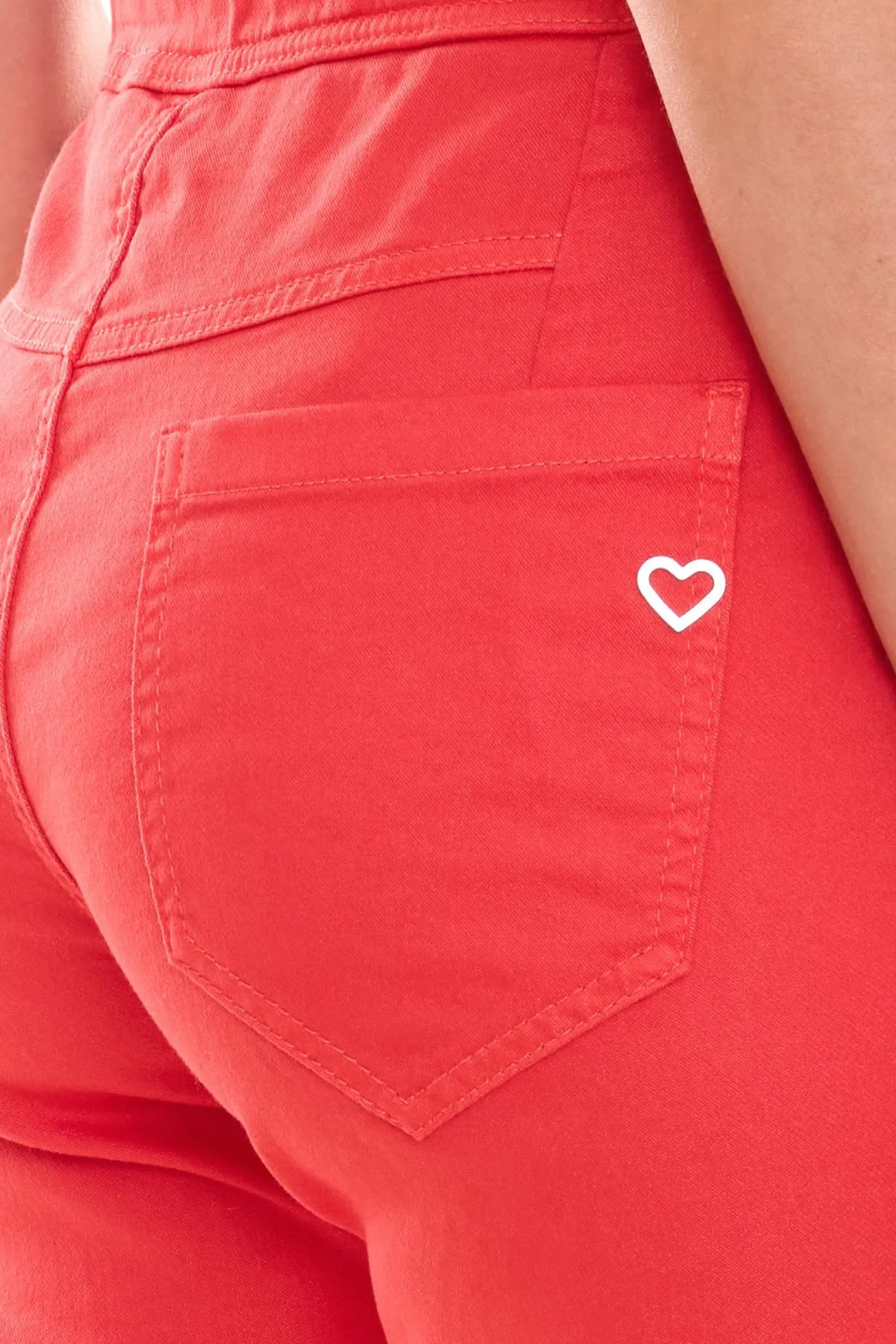 Shorts & Bermudas*PLEASE Damen Stoff-Shorts kurze Hose mit Bindeband Bermuda Sommer-Hose 49786149 Rot