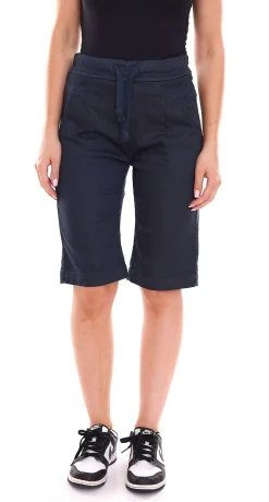 Shorts & Bermudas*PLEASE Damen Stoff-Shorts kurze Hose mit Bindeband Bermuda 58839834 Navy