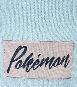 Caps & Mützen*BioworldMerch POKEMON Beanie mit Bommel im Pummeluff Design Gaming-Mütze Strick-Beanie Fan-Artikel KC160211POK Blau/Rosa
