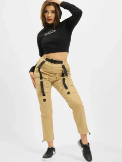 Sweater & Pullover*Project X Paris Kurzer Fleece-Hoodie zum Überziehen, schwarz