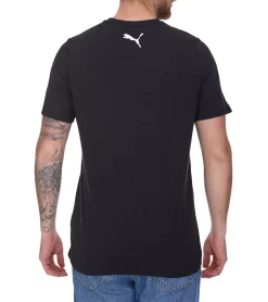T-Shirts & Tank Tops*PUMA Blank Base Herren T-Shirt nachhaltiges Unterzieh-Shirt Baumwoll-Shirt 678255 02 Schwarz