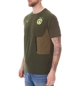 T-Shirts & Tank Tops|Sportoberbekleidung*PUMA Borussia Dortmund tech T-Shirt Pocket 2024-2025 Herren T-Shirt BVB Fan-Shirt 778792 10 Dunkelgrün