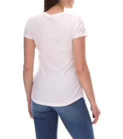 Fitnessmode & Jogginghosen|Tops & T-Shirts*PUMA City Damen Baumwoll-Shirt mit Praha/Prag, Paris, Wien oder Madrid Schriftzug Kurzarm-Shirt Rundhals-Shirt 575957 Weiß oder Schwarz