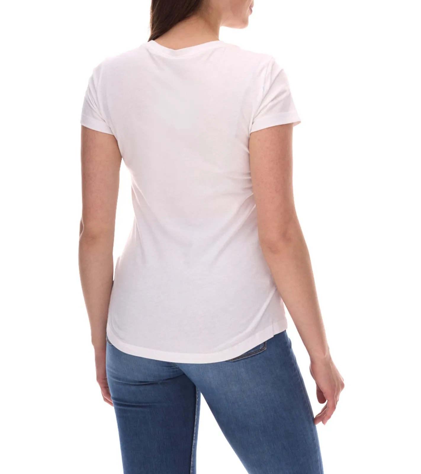 Fitnessmode & Jogginghosen|Tops & T-Shirts*PUMA City Damen Baumwoll-Shirt mit Praha/Prag, Paris, Wien oder Madrid Schriftzug Kurzarm-Shirt Rundhals-Shirt 575957 Weiß oder Schwarz