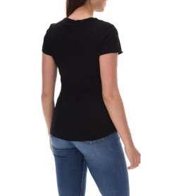 Fitnessmode & Jogginghosen|Tops & T-Shirts*PUMA City Damen Baumwoll-Shirt mit Praha/Prag, Paris, Wien oder Madrid Schriftzug Kurzarm-Shirt Rundhals-Shirt 575957 Weiß oder Schwarz