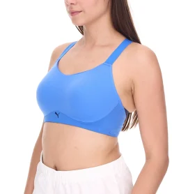 Unterwäsche|Sportoberbekleidung*PUMA Damen Sport-BH sitzender Trainings-Bustier Soft Bra in Grün, Active Bra in Pink oder Blau, Training Bra in Schwarz