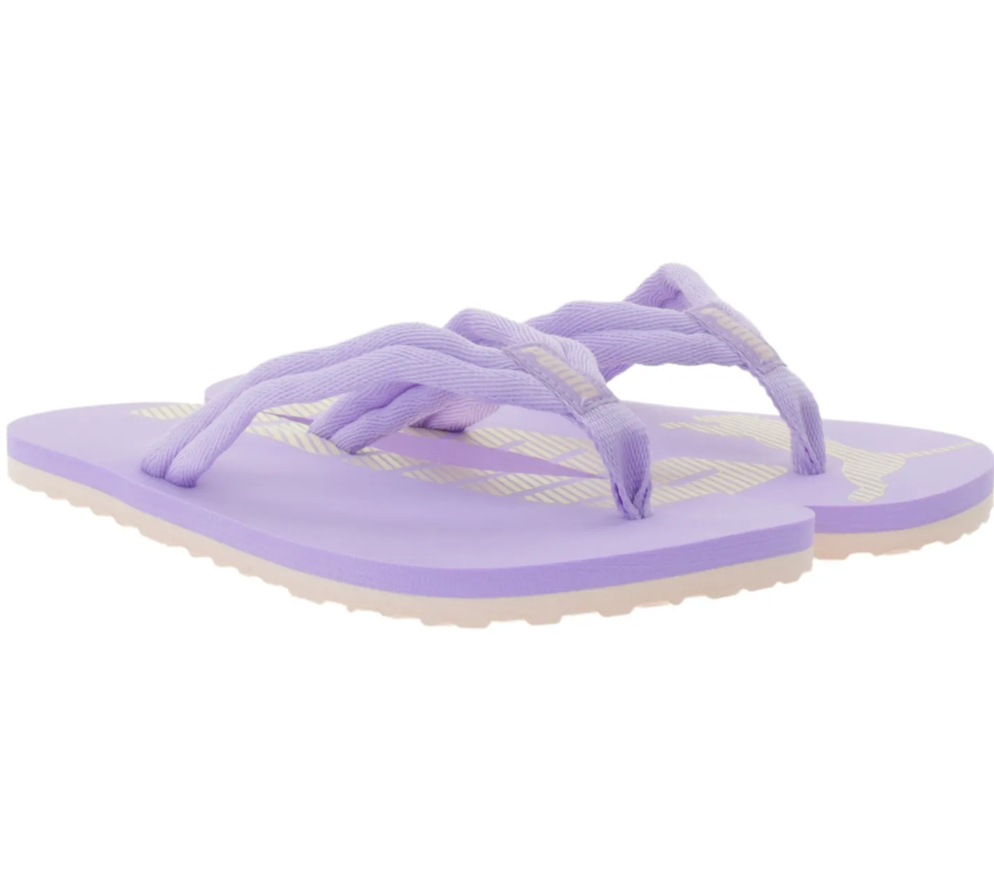 Sandalen|Zehentrenner & Sandalen*PUMA Epic Flip v2 Bade-Latschen Damen Sommer-Schlappen mit EVA-Sohle Herren Zehen-Trenner Kinder Schuhe 360248 49 Flieder