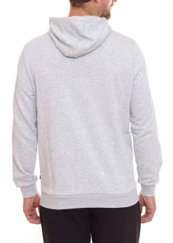 Pullover & Sweater*PUMA ESS Logo Herren stylischer Kapuzen-Pullover Baumwoll-Hoodie mit Logo auf der Brust 679631 oder Schwarz Grau