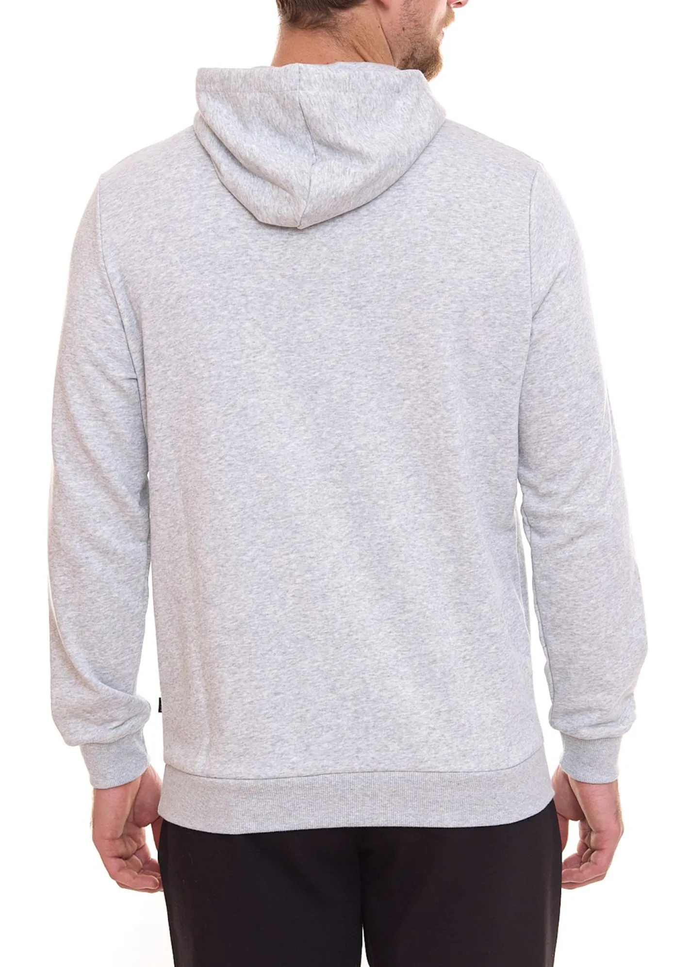 Pullover & Sweater*PUMA ESS Logo Herren stylischer Kapuzen-Pullover Baumwoll-Hoodie mit Logo auf der Brust 679631 , Schwarz, Blau Grau