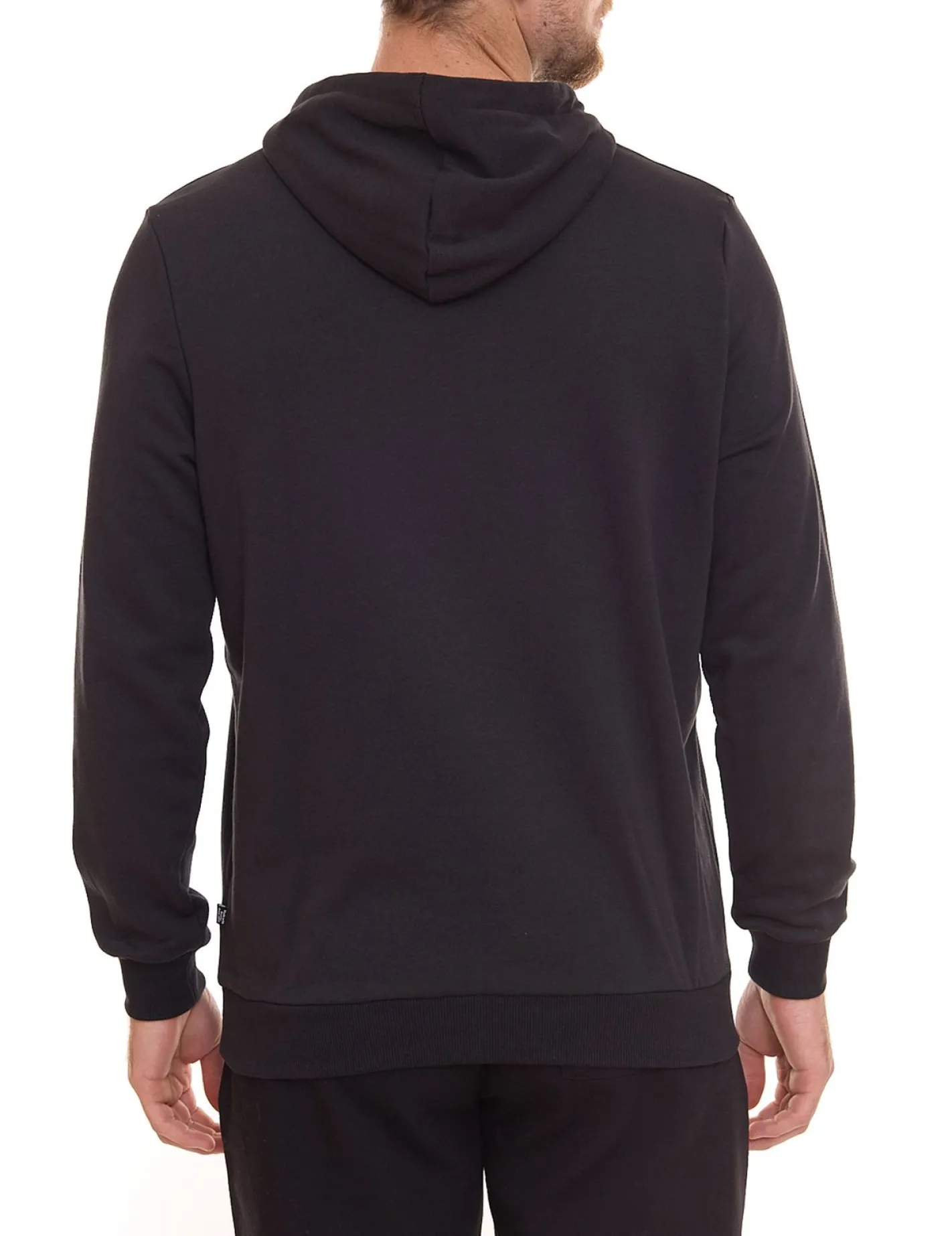 Pullover & Sweater*PUMA ESS Logo Herren stylischer Kapuzen-Pullover Baumwoll-Hoodie mit Logo auf der Brust 679631 , Schwarz, Blau Grau