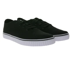 Sneaker & Turnschuhe*PUMA Ever Tekkie Damen und Herren Schuhe modische Sneaker Stoff-Schuhe 383032 in Schwarz oder Oliv-Grün